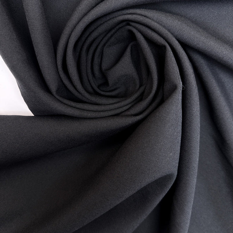 Wool Polyamide Plain Weave Gray Suiting
