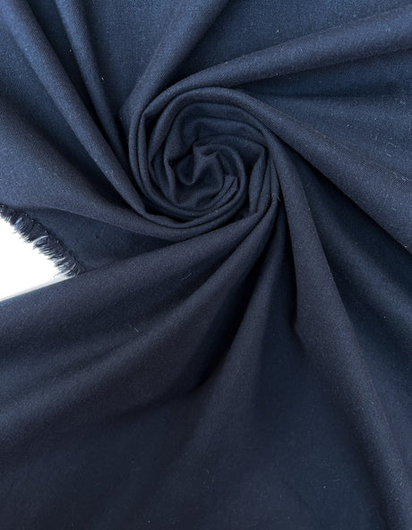 Cotton Elastane Twill Blue