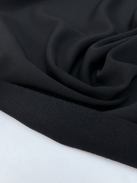 Black Wool Twill Fabric