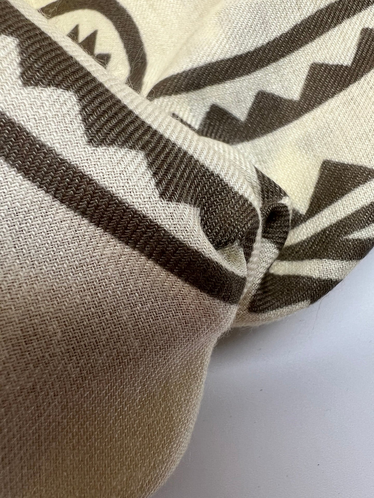 Polyamide Twill Printed Yellow Beige Fabric