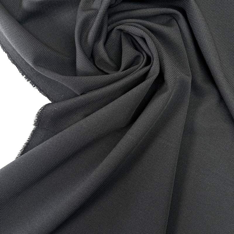 Viscose Blend Knitted Fabric Black