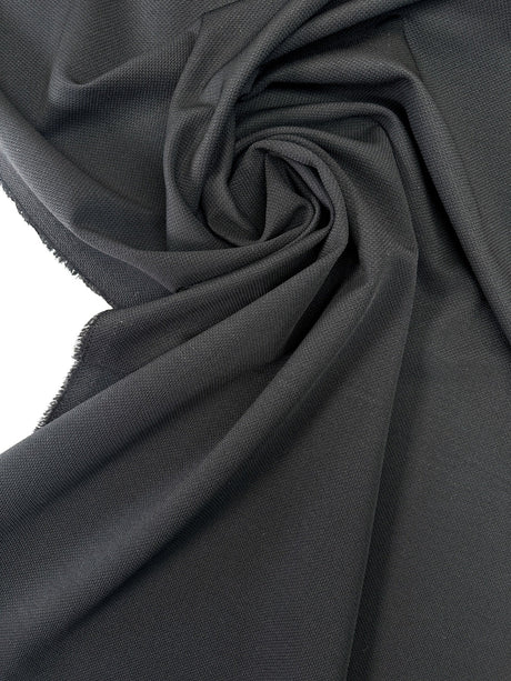 Viscose Blend Knitted Fabric Black