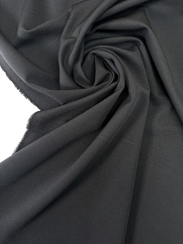 Viscose Blend Knitted Fabric Black