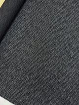 Wool Blend Fabric Gray Black Stretch