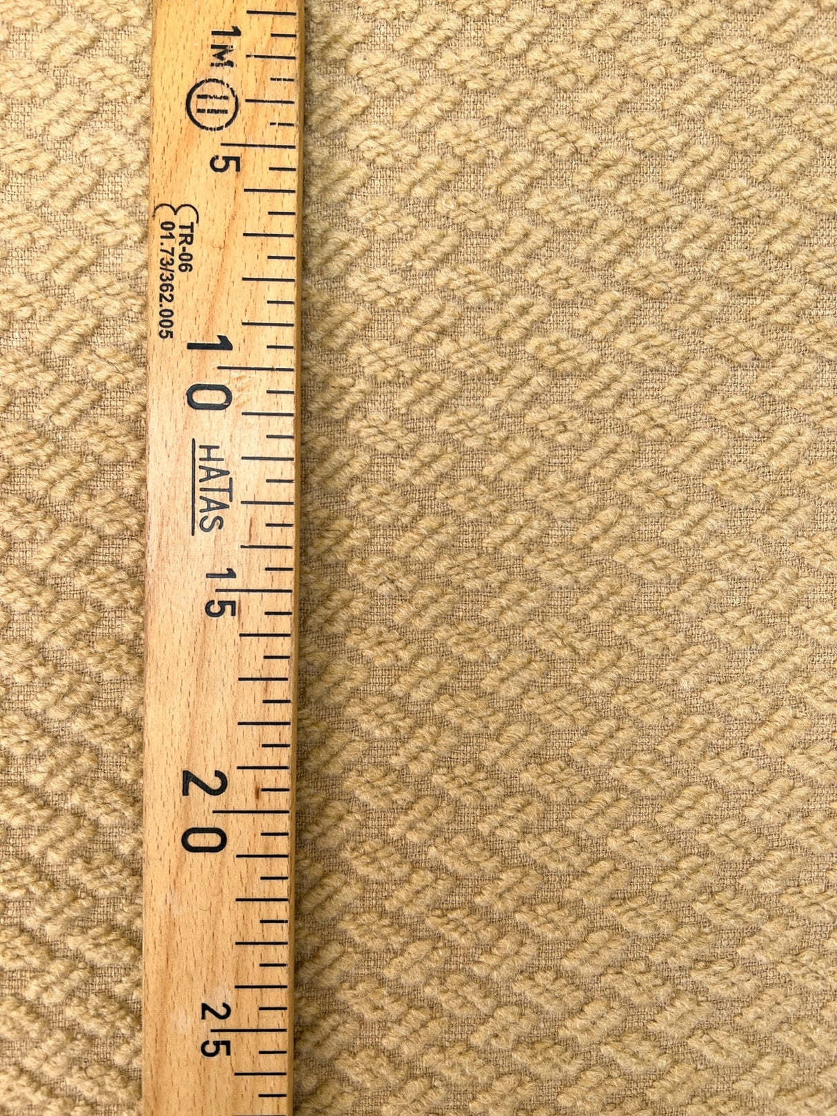 Beige Cotton Acrylic Wool Tweed