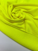 Italian Acetate Knitted Fabric Yellow-Green