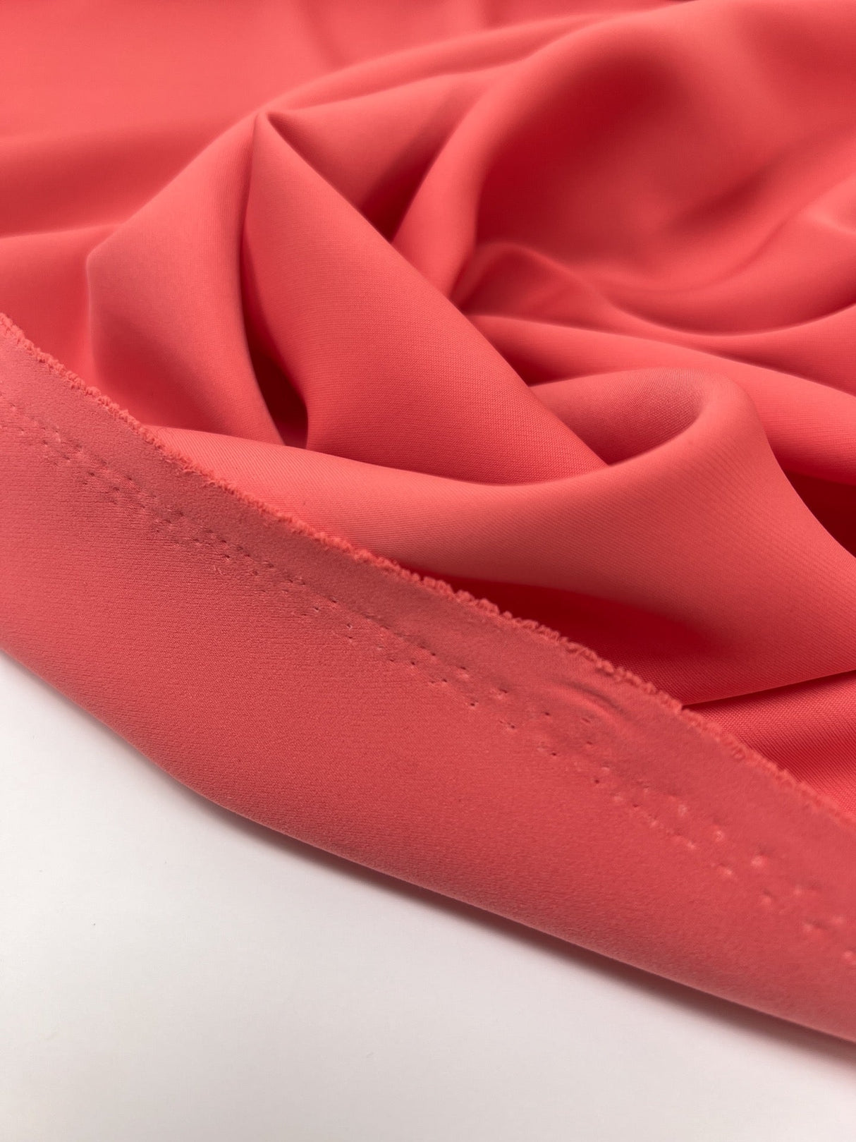 Polyester Elastane Knit Orange-Pink