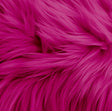 Faux Fur Fabric Squares Fuchsia