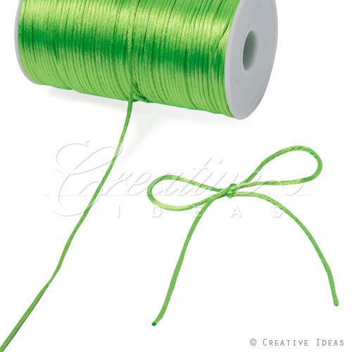 2Mm Rat-Tail (Chinese Knot) - 200 Yards (Apple Green)