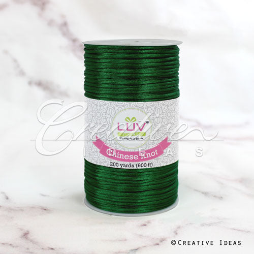 2Mm Rat-Tail (Chinese Knot) - 200 Yards (Hunter Green)