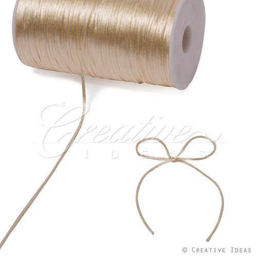 2Mm Rat-Tail (Chinese Knot) - 200 Yards (Ivory)