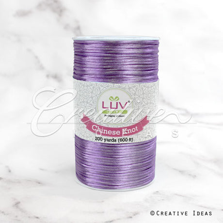 2Mm Rat-Tail (Chinese Knot) - 200 Yards (Lavender)
