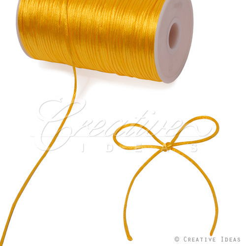 2Mm Rat-Tail (Chinese Knot) - 200 Yards (Light Gold)