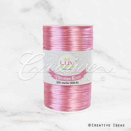 2Mm Rat-Tail (Chinese Knot) - 200 Yards (Pink)