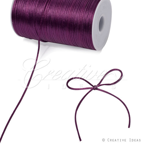 2Mm Rat-Tail (Chinese Knot) - 200 Yards (Plum)