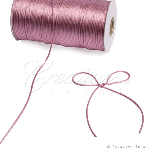 2Mm Rat-Tail (Chinese Knot) - 200 Yards (Rosy Mauve)