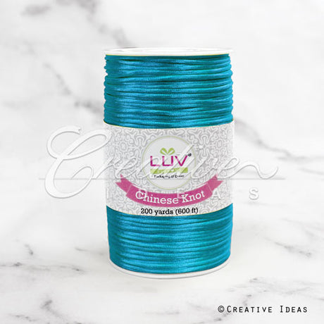 2Mm Rat-Tail (Chinese Knot) - 200 Yards (Turquoise)