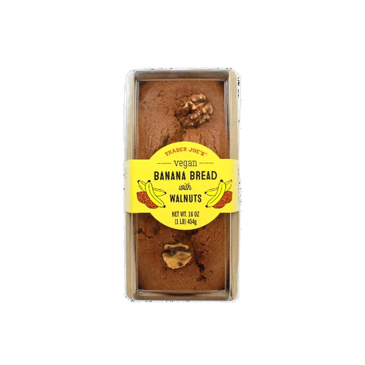 Trader Joe's Vegan Banana Bread with Walnuts (16 Oz)