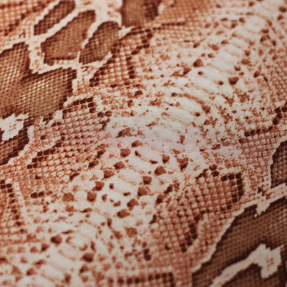 Snake Skin Polyester Spandex Fabric - Assorted Colors, Animal Snake Print, 58/60" Width (1 Yard)