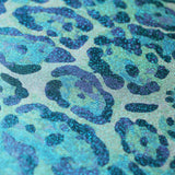 Feline Deco Polyester Spandex Fabric - Leopard Print, Pink/Orange/Turquoise, 58/60" Width (1 Yard)