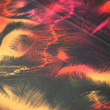 Fur DZN Polyester Spandex Fabric - Abstract Print, Black And White Or Multicolor, 58/60" Width (1 Yard)