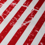 Vintage Stars - Stripes Polyester Spandex Fabric - American Flag Stars And Stripes, Royal/White And Red/White, 58/60" Width (1 Yard)
