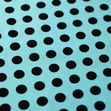 E-Z Dots Nylon Spandex Fabric - Large Polka Dots Print, 58/60" Width (1 Yard)