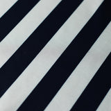 Lucky Stripes Polyester Spandex Fabric - Multi-Color 1" Wide Stripes, 58/60" Width (1 Yard)