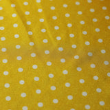 Polka Dots Nylon Spandex Fabric - Multiple Colors Small White Dots, 58/60" Width (1 Yard)