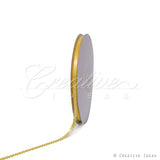 3/16" Double Face Picot Ribbon - 50 Yards (Canary)