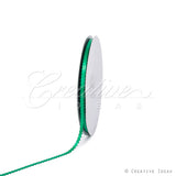 3/16" Double Face Picot Ribbon - 50 Yards (Emerald Green)