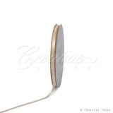 3/16" Double Face Picot Ribbon - 50 Yards (Ivory)