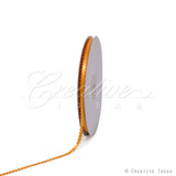 3/16" Double Face Picot Ribbon - 50 Yards (Light Gold)
