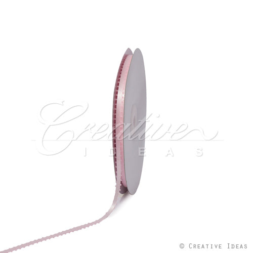 3/16" Double Face Picot Ribbon - 50 Yards (Light Pink)