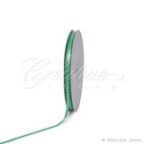 3/16" Double Face Picot Ribbon - 50 Yards (Mint Green)