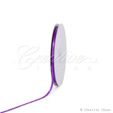3/16" Double Face Picot Ribbon - 50 Yards (Purple)
