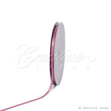 3/16" Double Face Picot Ribbon - 50 Yards (Rosy Mauve)