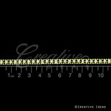3/16" Thin Rhinestone Chain-5 Yds (Gold)