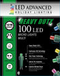5mm Multi 100 LED Light Set