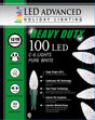 C6 Faceted Pure White 100 LED Light Set