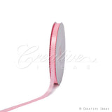 3/8" Double Face Picot Ribbon - 50 Yards (Pink)