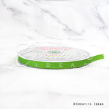 3/8" Grosgrain Ribbon - 50 Yards (Apple Green)