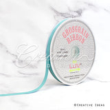 3/8" Grosgrain Ribbon - 50 Yards (Aqua)