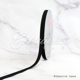 3/8" Grosgrain Ribbon - 50 Yards (Black)