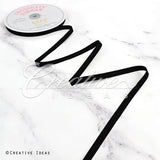 3/8" Grosgrain Ribbon - 50 Yards (Black)