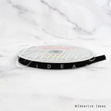 3/8" Grosgrain Ribbon - 50 Yards (Black)
