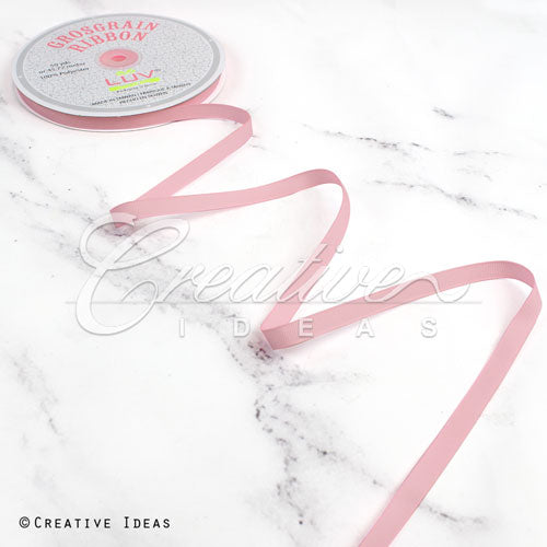 3/8" Grosgrain Ribbon - 50 Yards (Blush)
