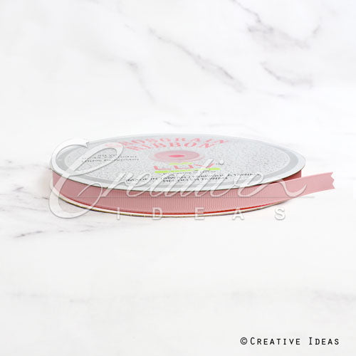 3/8" Grosgrain Ribbon - 50 Yards (Blush)