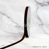 3/8" Grosgrain Ribbon - 50 Yards (Brown)