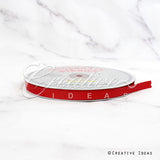 3/8" Grosgrain Ribbon - 50 Yards (Coral)